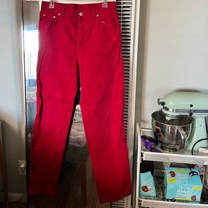 Vintage Ralph Lauren Red High-Rise jeans
